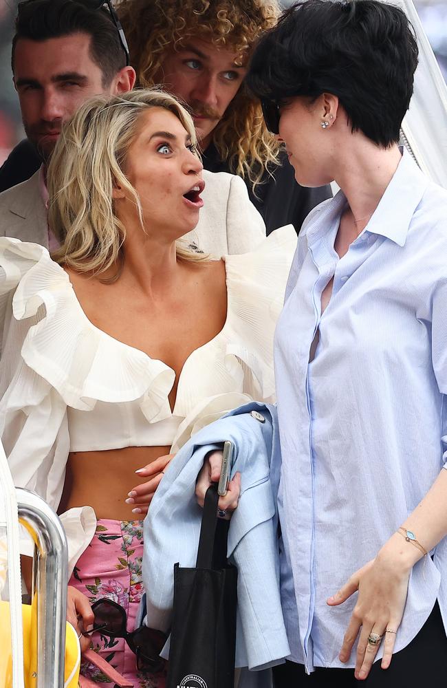 Sarah Budge, covered up in a loose cotton shirt while her stunning emerald ring was clearly on show, chats to Tegan Kynaston. Picture: Matrix