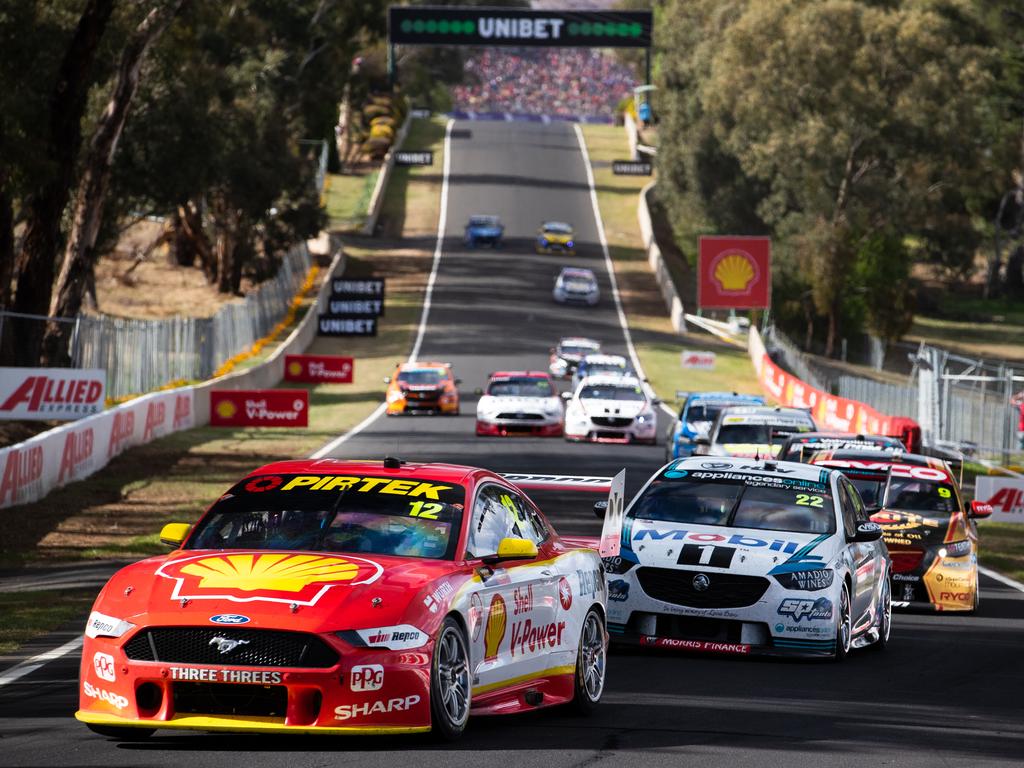 Everyone was stuck behind Coulthard.