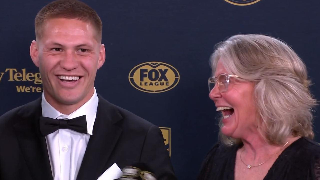 Kalyn Ponga was thrown under the bus by his mum. Photo: Fox Sports.