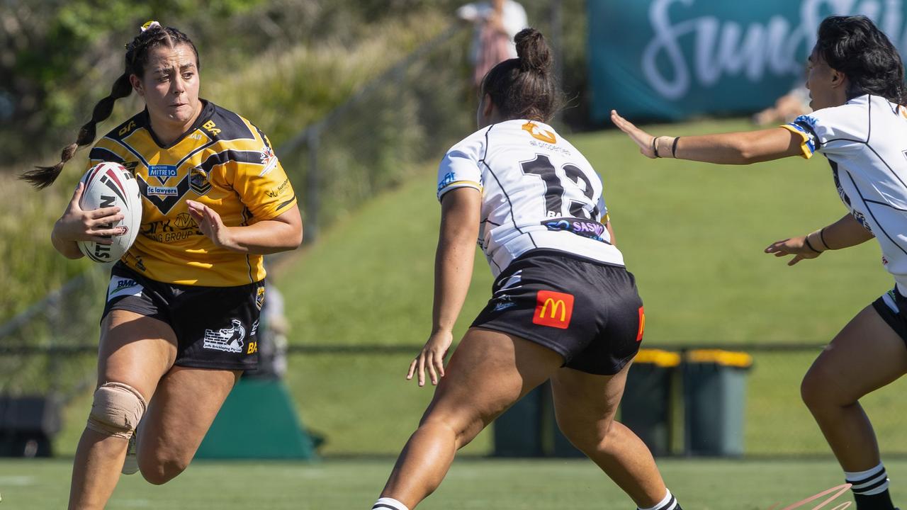 Sunshine Coast Falcons BMD player Rhemy Hinckesman in action. Picture: Nicola Anne Photography.