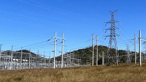 Woolooga substation - proposed site for high voltage transmission infrastructure. Picture: Powerlink