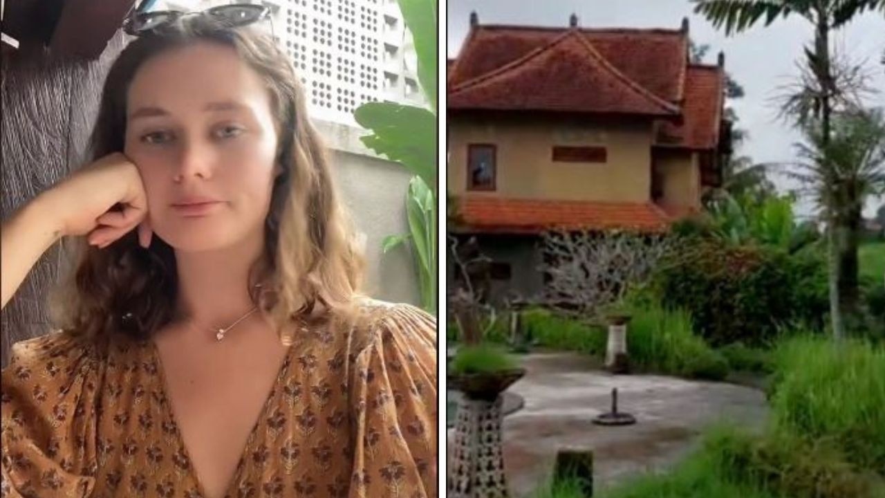 Bree Robertson has revealed an Airbnb she booked in Bali was totally abandoned.