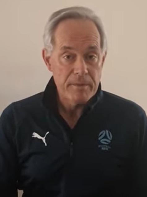 Former NSW Premier turned football director Morris Iemma features on a Football NSW video promoting Covid vaccinations.