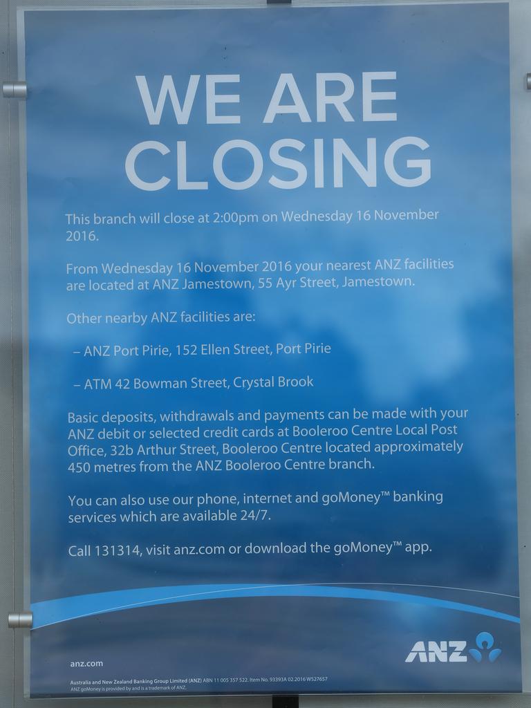 Banks are closing more and more branches, particularly in regional areas.