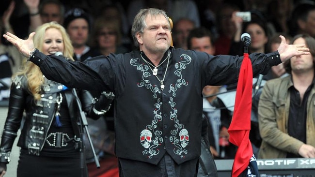 Meat Loaf performed at the Grand Final and was critically panned.