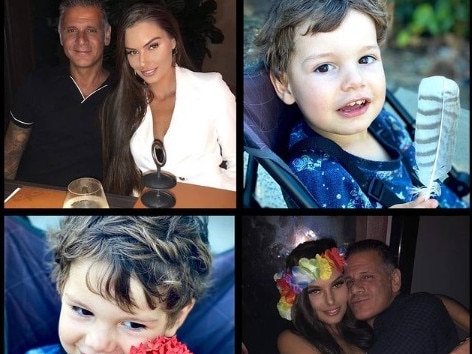 Kimberley and Demirel Ametoglou share a son Zac, 4. Picture: Instagram.