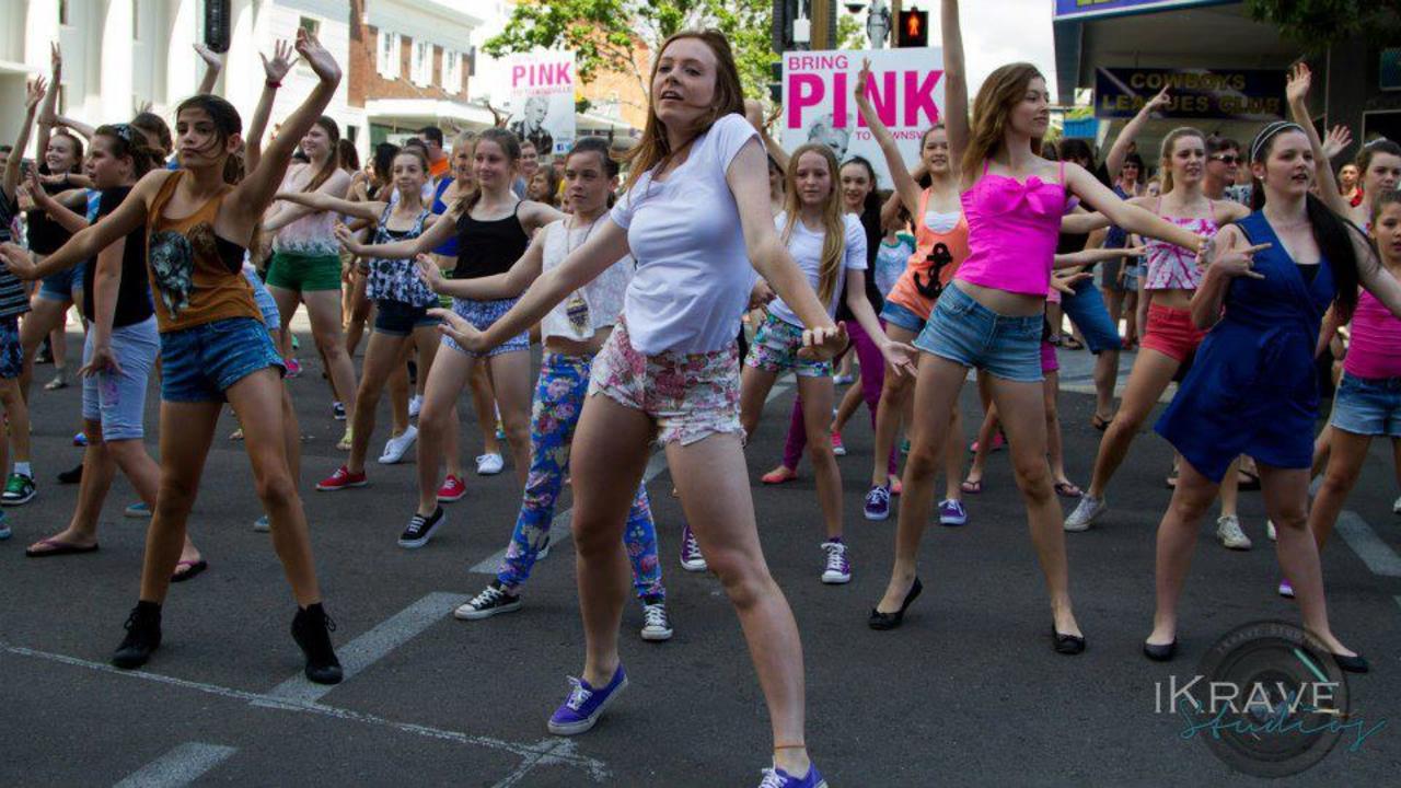 Flashback to 2012 when Cotters Markets erupted with P!nk fever as more than 100 dancers surprised the city with a Bring PINK to Townsville flash mob.