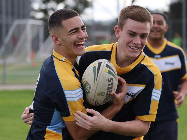 Westfields Sports High have been hard at work on the training paddock ahead of the Peter Mulholland Cup. Picture: David Swift