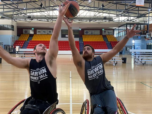 Tom O'Neill Thorne and Clarence McCarthy Grogan to host wheelchair basketball exhibition match. Picture: Supplied