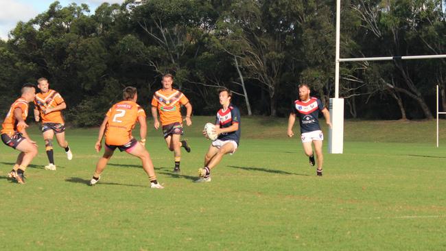 Riley Burke is among the five young players to make their first grade debuts this season. Photo: Alex Pichaloff.