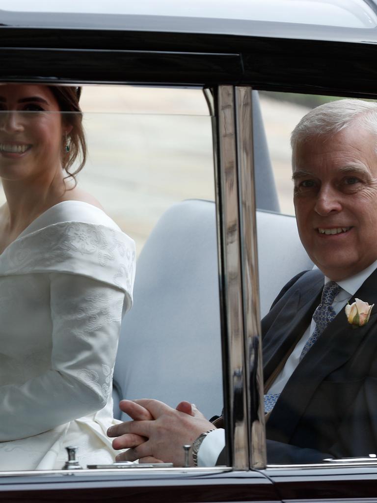 He was front and centre for the public celebration. Picture: Adrian Dennis/Pool/AFP