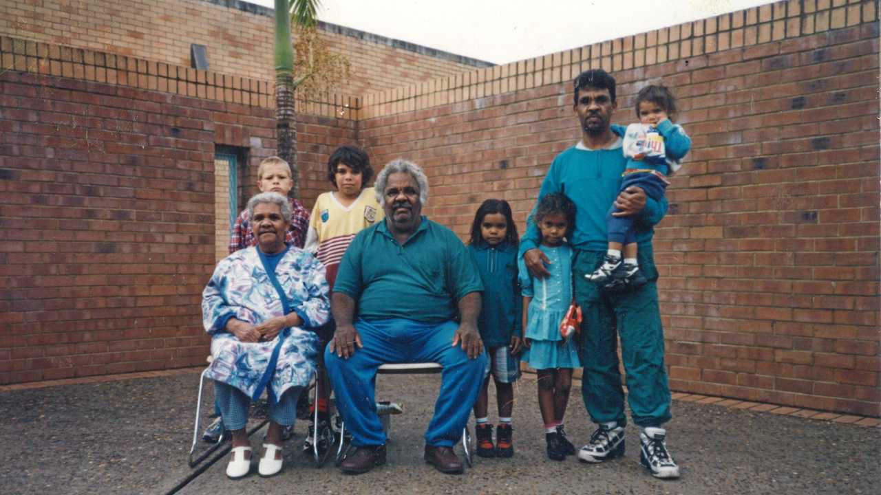 Kayleen Wallace's parents Eunice and Albert visiting her brother in jail. Picture: Contributed