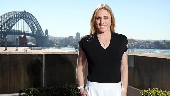 Sally Pearson after announcing her retirement. Picture: Tim Hunter