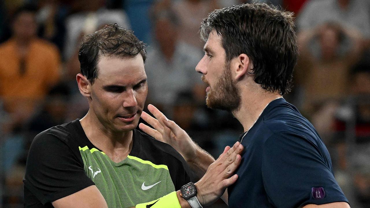 Cam Norrie claimed the big scalp. Photo by Saeed KHAN / AFP