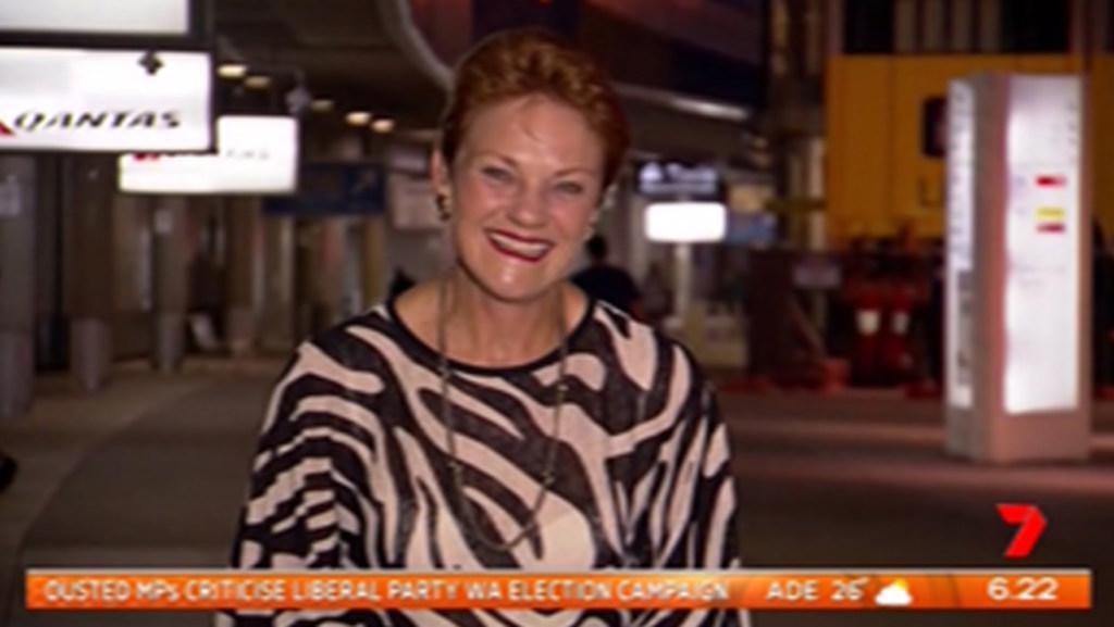 Pauline Hanson blames Liberals for One Nation's WA defeat