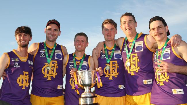 Nathalia are the reigning premiers. Picture: Yuri Kouzmin.