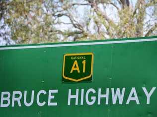 I was stuck in a dangerous section of the Bruce Highway. 