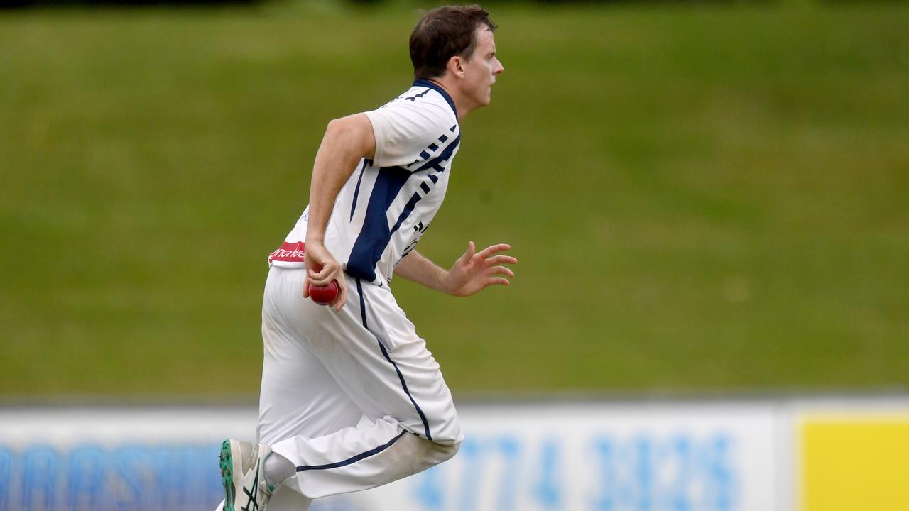 Townsville A Grade cricket final Wests against Brothers at Riverway. Wests Sam Lowry. Picture: Evan Morgan