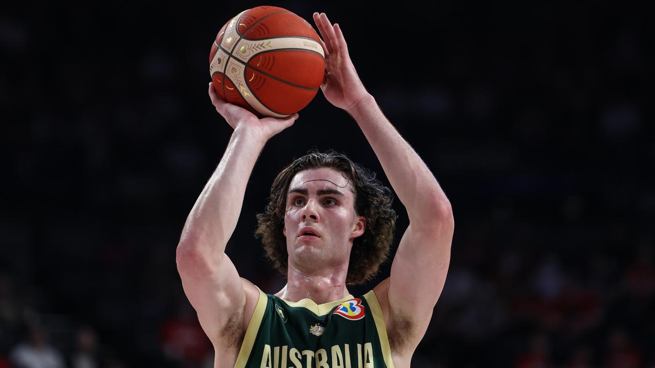 Josh Giddey is looking forward to playing for the Boomers again. (Photo by Takashi Aoyama/Getty Images)
