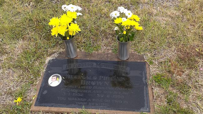 Avril Brown, Ipswich, is urging cemetery visitors not to remove vases from the graves of other people's loved ones.