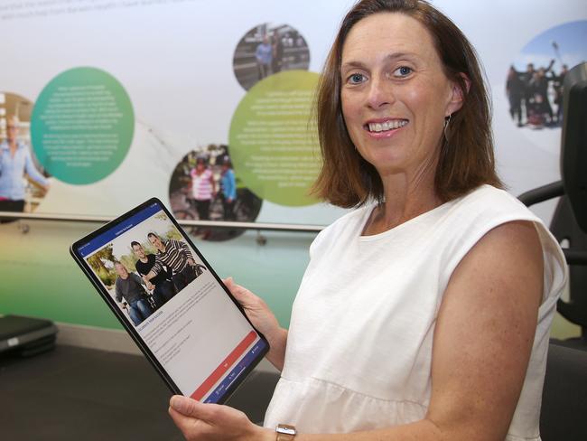 Katherine Johnston had developed an app called PrepareMe to help others after traumatic injury. Picture: Alison Wynd