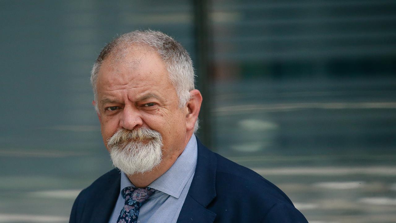 Disgraced Lawyer Michael Bosscher leaves the Supreme Court in Brisbane in November, 2023. Picture: Glenn Campbell/NCANewsWire