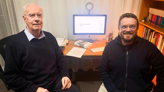 The Australian’s editor-at-large Paul Kelly, left, and senior writer Troy Bramston.