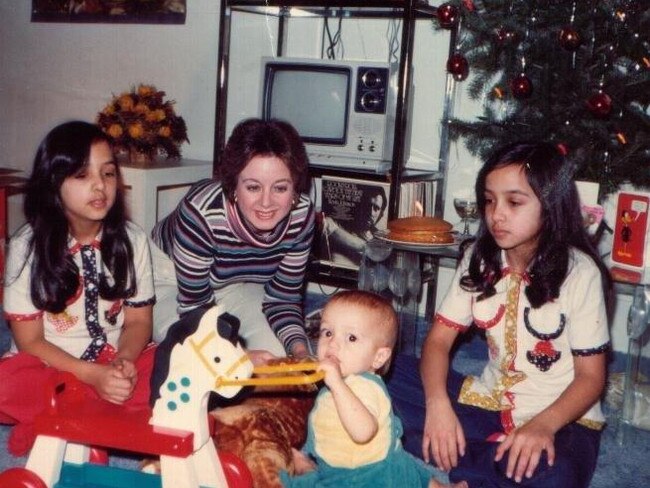 Sharma was doted on by his mum Diana with older twin sisters.