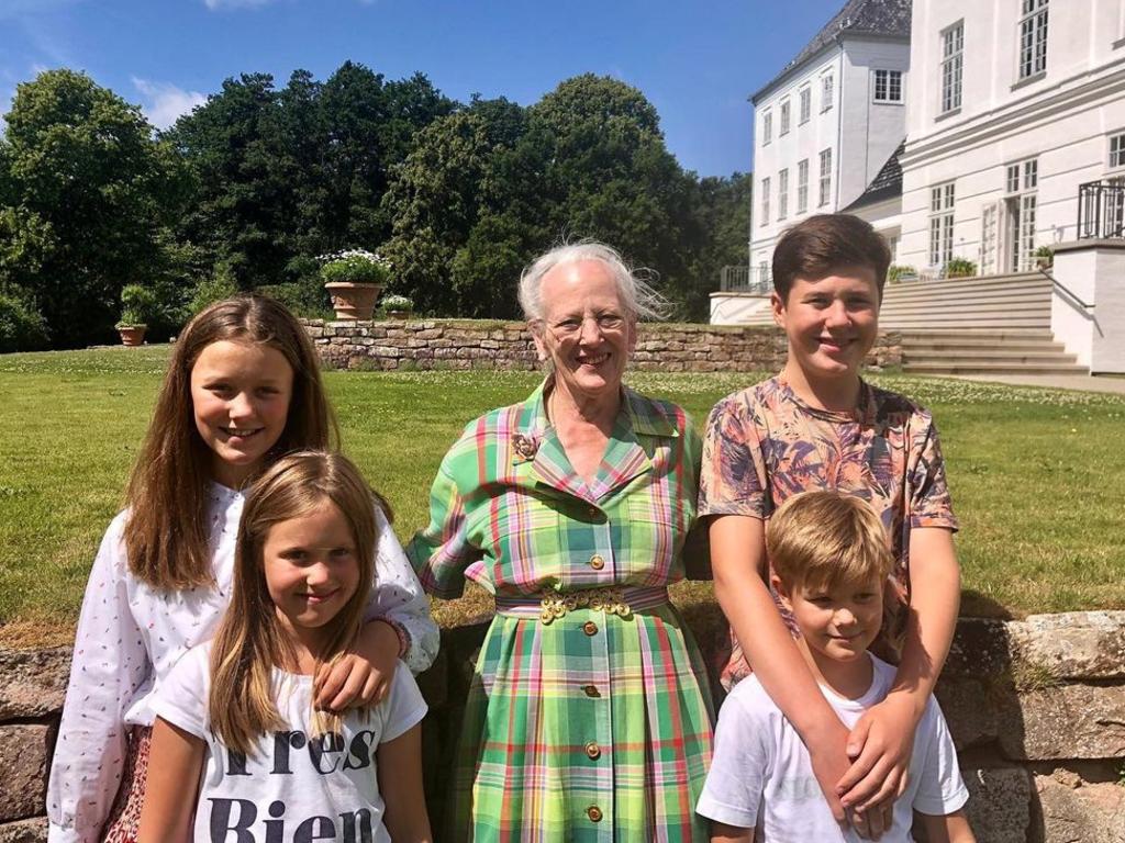 The Danish royal family celebrate summer at Grasten Palace in 2019. Picture: Kongehuset