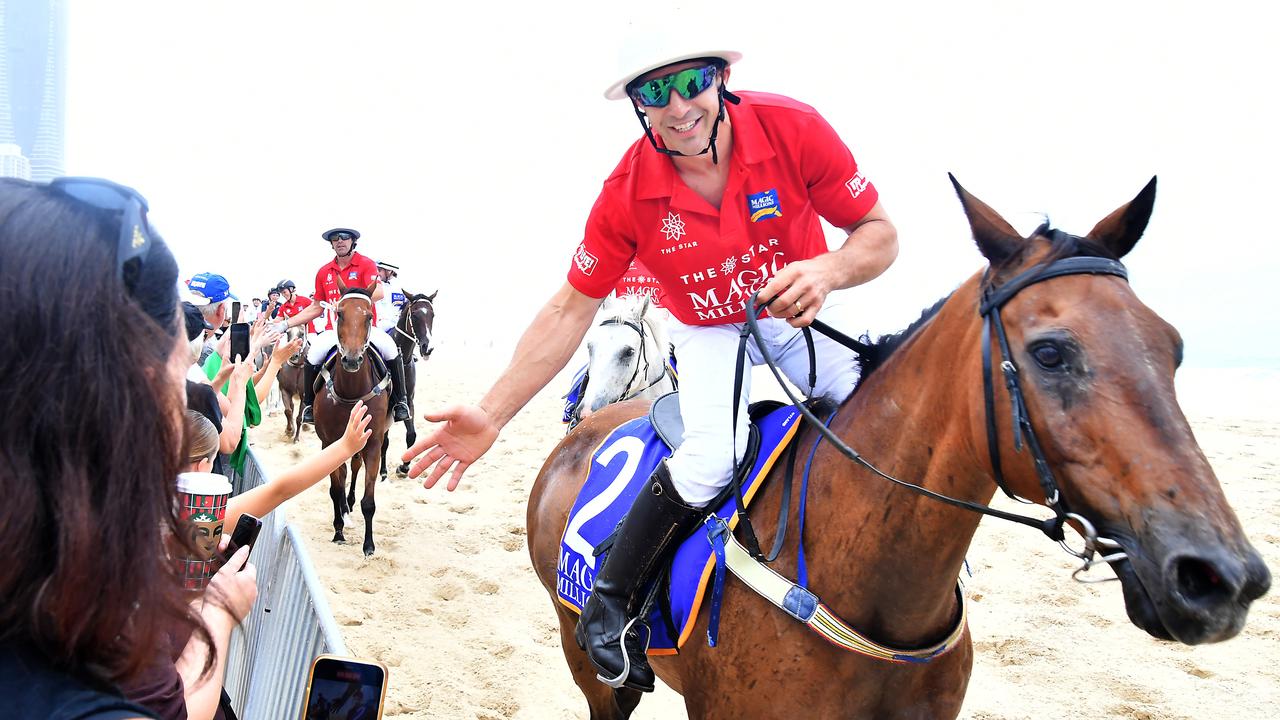 illy Slater during a previous appearance at Magic Millions. Picture: NCA NewsWIRE / John Gass