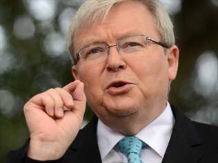 Former prime minister Kevin Rudd