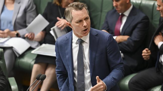 Education Minister Jason Clare says student debts are indexed to ensure taxpayers get an accurate return on the loan. Picture: NCA NewsWire / Martin Ollman