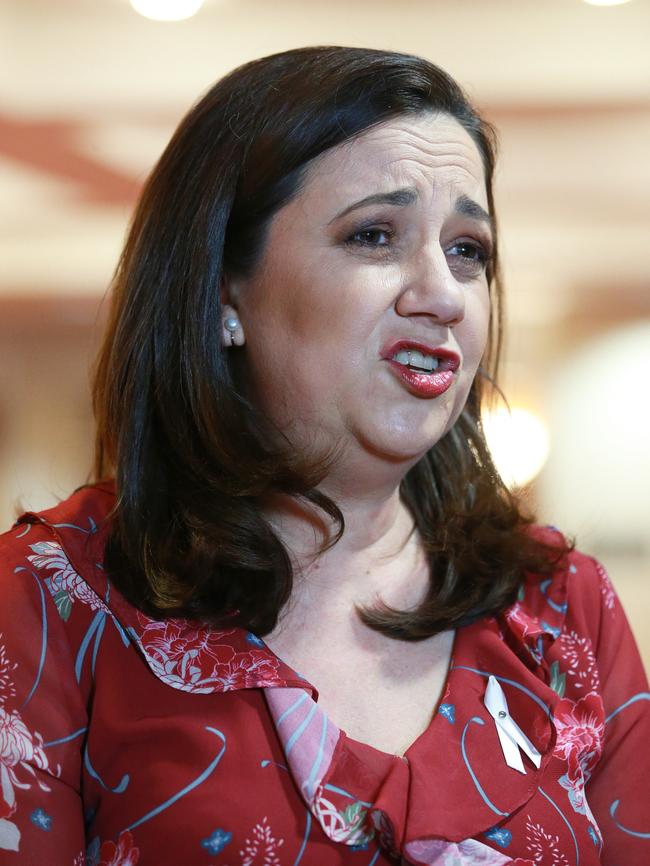 Premier Annastacia Palaszczuk: “ …We are not selling our assets.” Picture: AAP Image/Claudia Baxter