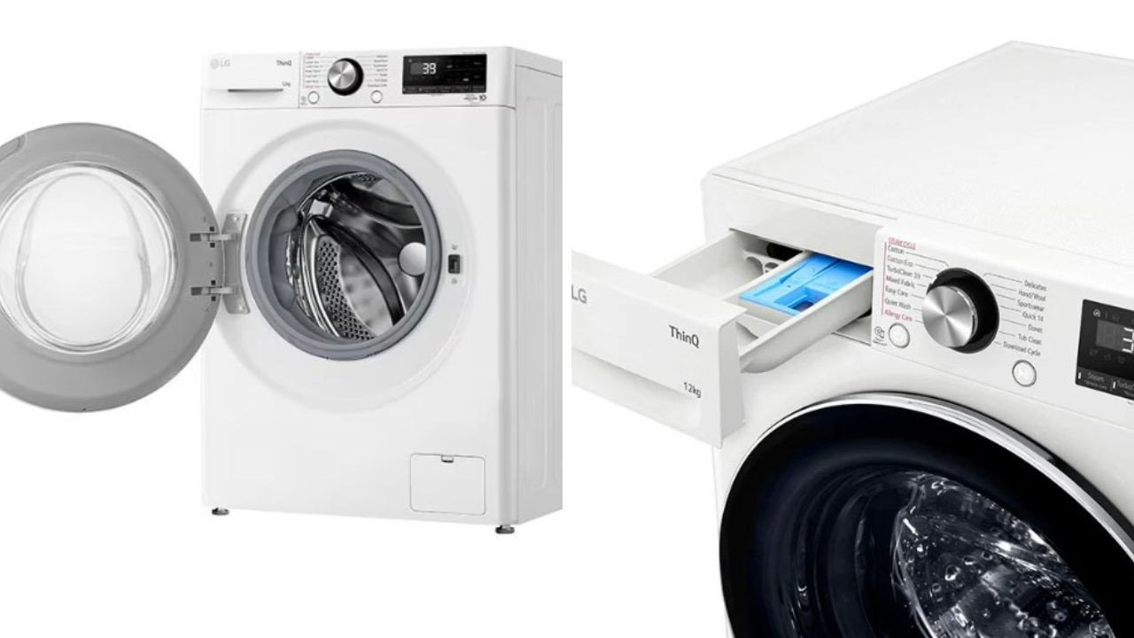 Save over $500 on LG 12kg Front Load Washer. Picture: LG