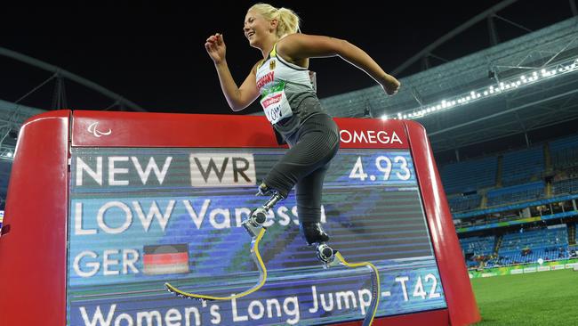 Vanessa Low after her mighty jump in Rio.