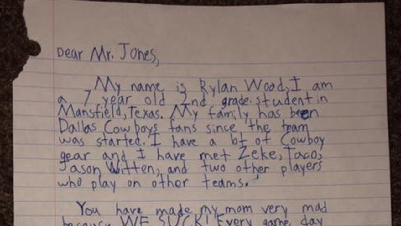 12-year old writes letter to all 32 NFL teams, only Panthers respond 