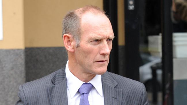 Former chief officer executive Mike Tyler outside Dandenong Magistrates Court.