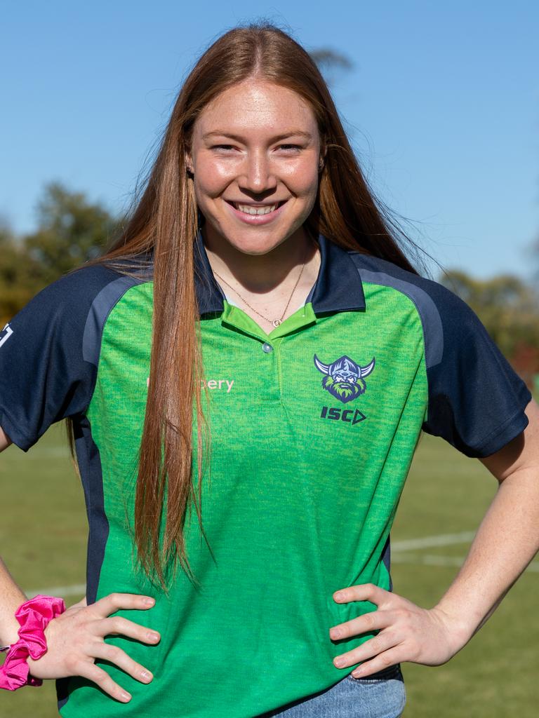 Grace Kemp in her new colours.