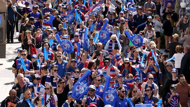 The Bulldogs supporters will be out in force seeking redemption in 2022.