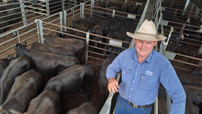 Agent and local producer Darren Askew, Mindarra Park, sold his annual draft of Angus heifers and calves to a top of $2900 at Euroa today.