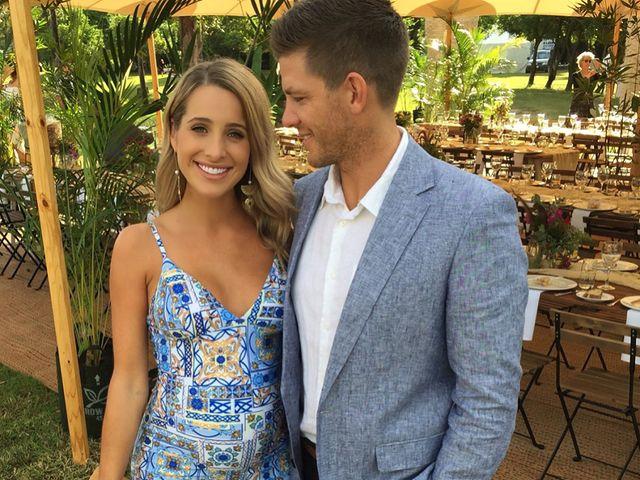 Tim Paine and his wife, Bonnie. Picture: Instagram