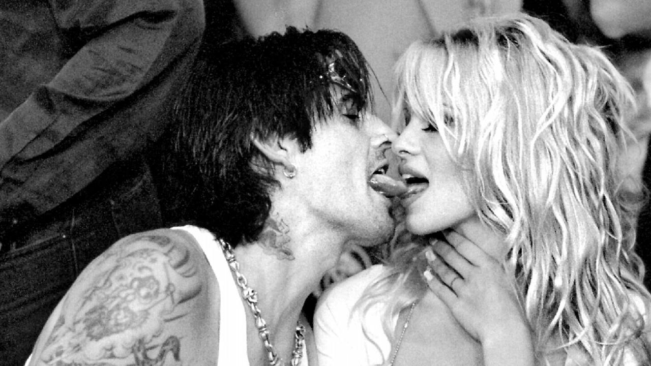 Pamela Anderson and Tommy Lee in Las Vegas.