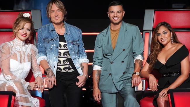 Rita Ora, Keith Urban, Guy Sebastian and Jessica Mauboy will return to the big red chairs next year.