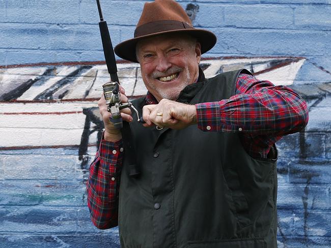 Fisherman and broadcaster Rex Hunt. Picture: Wayne Ludbey