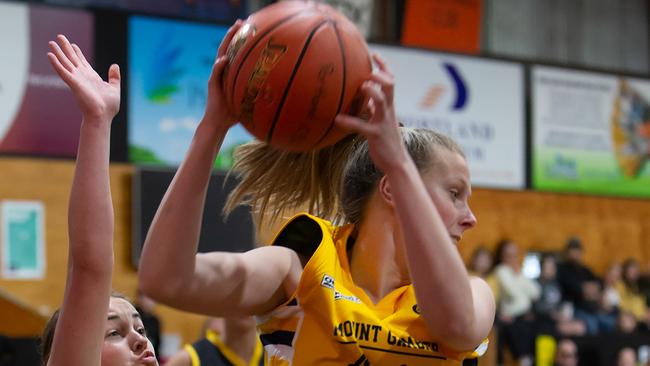 Sarah Ritter has impressed in limited opportunities for Mt Gambier. Photo: Basketball Victoria.