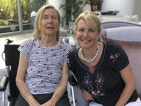 Elizabeth Buttrose with daughter Lizzie. Picture: Instagram