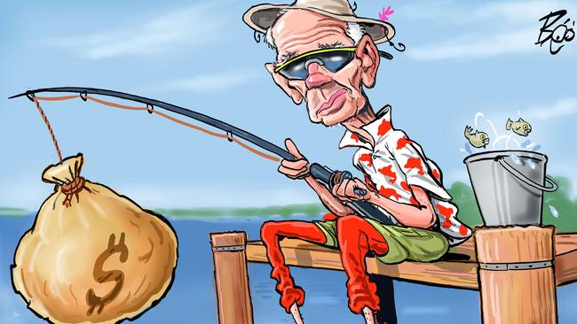 Wayne Bennett hasn’t landed a marquee signing for the Dolphins. Digital art: Boo Bailey