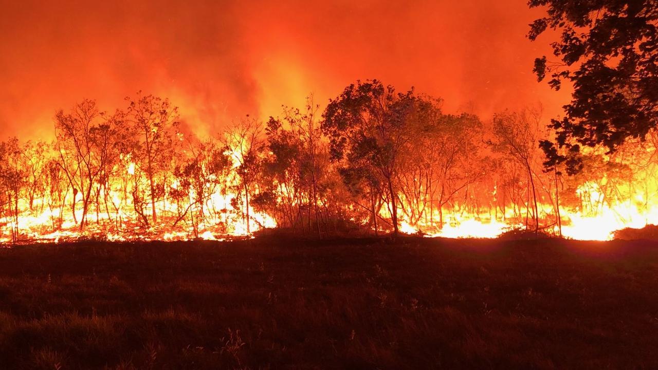 A bushfire swept through Cobraball in Central Queensland in November.