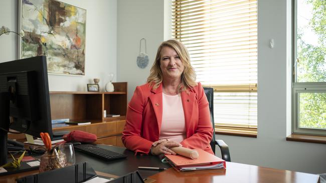 Kylea Tink, pictured inside her office at Parliament House in Canberra.