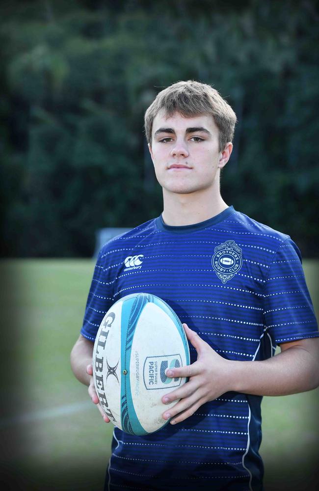 Maroochydore Swans rugby union player Brock Coombes. Picture: Patrick Woods.